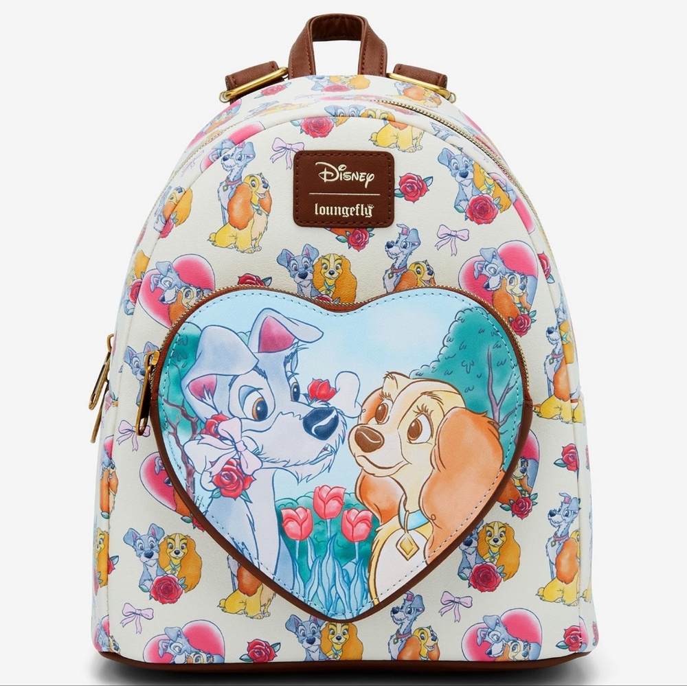 Loungefly Disney Lady And The Tramp Mini Backpack ♥️
